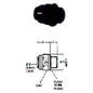 servomat Ersatzteil Einschraub-Verbinder 8 mm - 3/8 – Teilenr. JGPM010813E