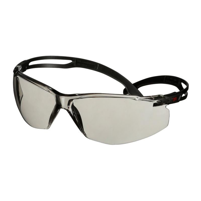 3M™ SecureFit™ 500 Schutzbrille, schwarze Bügel, Scotchgard™ Anti-Fog-/Antikratz-Beschichtung (K&N), hellgraue Scheibe für innen/außen, SF507SGAF-BLK-EU, 20 pro Packung | Packung (1 Stück)