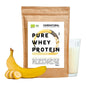Organic whey protein powder banana